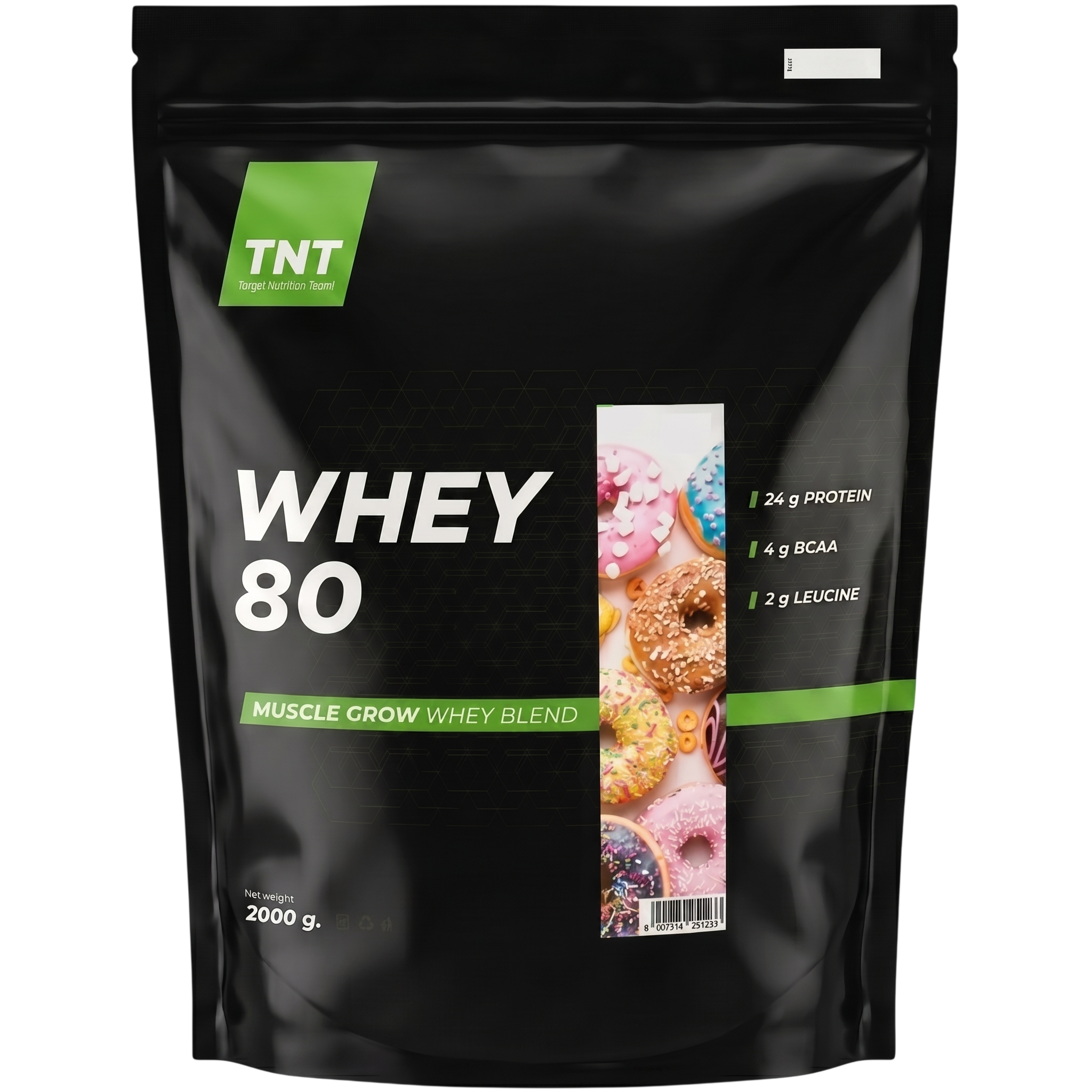 Протеїн TNT Nutrition Whey 80 Muscle Grow Банан 2 кг Протеїн TNT Nutrition Whey 80 Muscle Grow Банан 2 кг