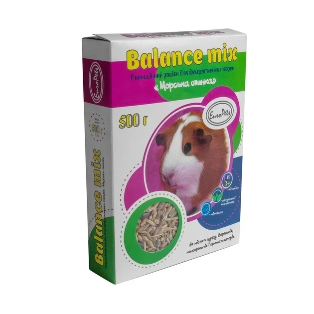Корм для морских свинок Balance Mix полноценный зерновой 500 г (арт. Бм8)