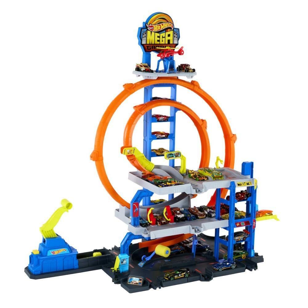 Игровой набор Hot Wheels City Гараж с мега петлей (JBM74)