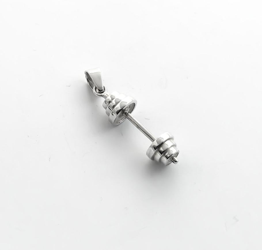 Кулон в виде штанги Maxi Silver 7036 (87036)