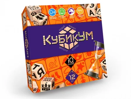 Настільна гра "КубікУм" G-KU-01U українською мовою (7925)