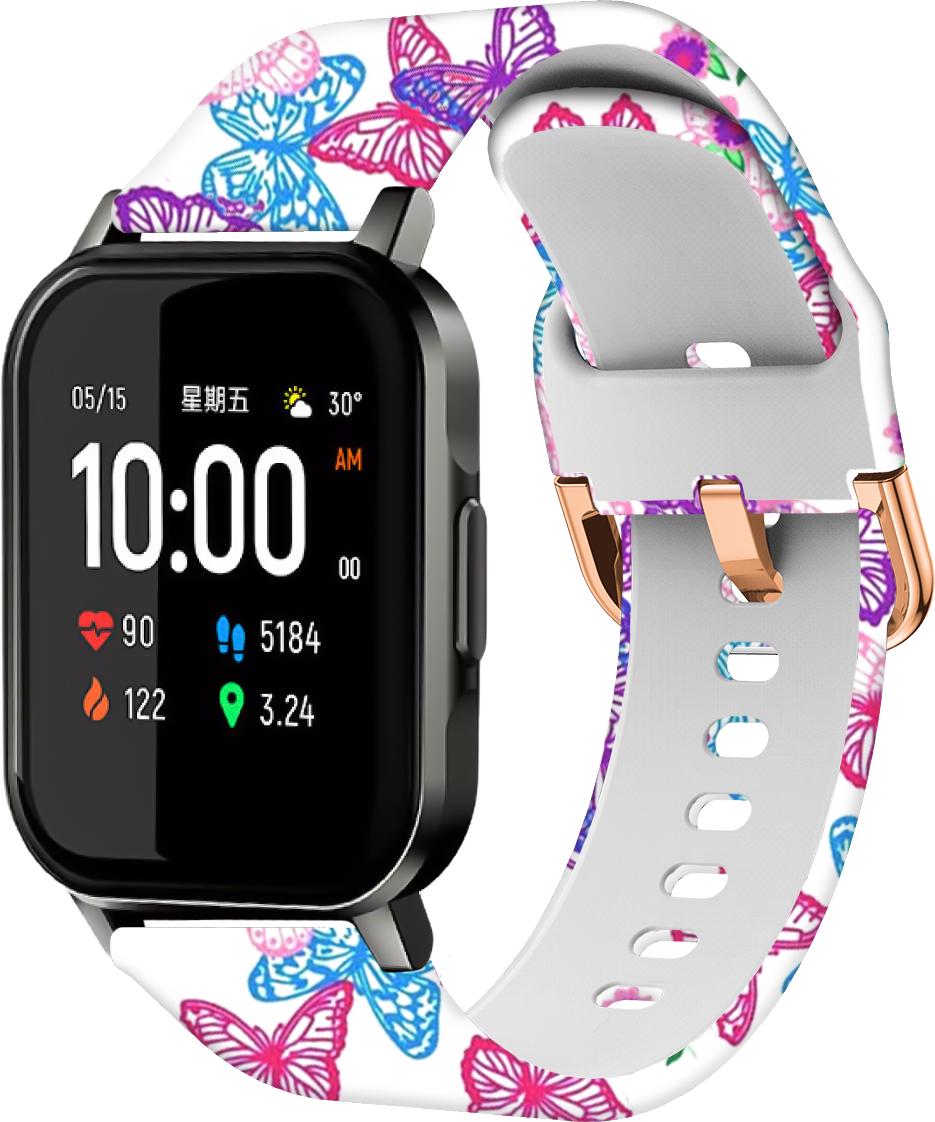 Ремешок Colorful для Haylou Smart Watch 2 LS02 Butterfly (28584)