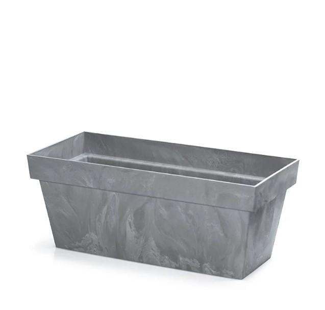 Ящик балконний Prosperplast Cube Case Beton Effect 40 см Маренго мраморный (DCUC400E-425U) - фото 2 Ящик балконний Prosperplast Cube Case Beton Effect 40 см Маренго мраморный (DCUC400E-425U) - фото 2
