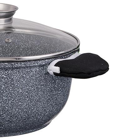 Набор посуды Edenberg EB-8012 из нержавеющей стали с мраморным покрытием 10 пр. - фото 3 Набор посуды Edenberg EB-8012 из нержавеющей стали с мраморным покрытием 10 пр. - фото 3