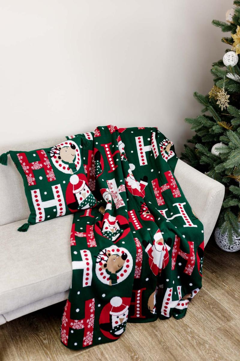 Наволочка в'язана Ho-Ho-Ho 45х45 см (037489) - фото 5 Наволочка в'язана Ho-Ho-Ho 45х45 см (037489) - фото 5