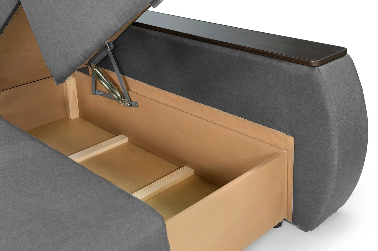 Диван кутовий Токіо 243х155 см Світло-сірий (31024034) - фото 8