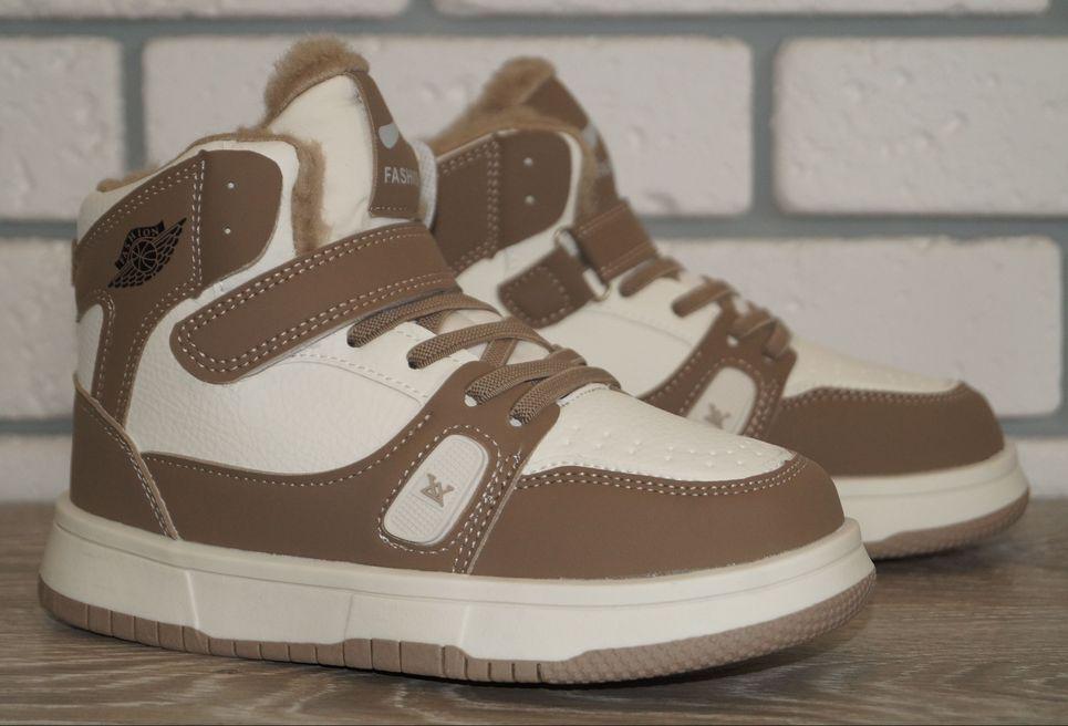 Черевики зимові дитячі підліткові Paliament р. 32 20 см Бежевий/Коричневий (31559-32) - фото 2 Черевики зимові дитячі підліткові Paliament р. 32 20 см Бежевий/Коричневий (31559-32) - фото 2