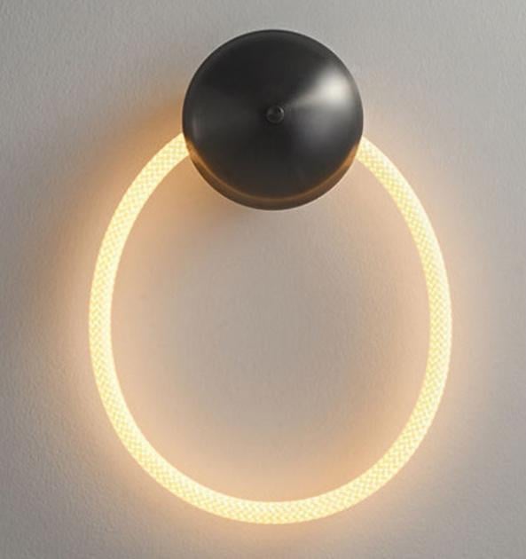 Настенное LED-бра Valeso с круглым основанием 4000К IP20 THB63813-1 10W Черный (28686115)