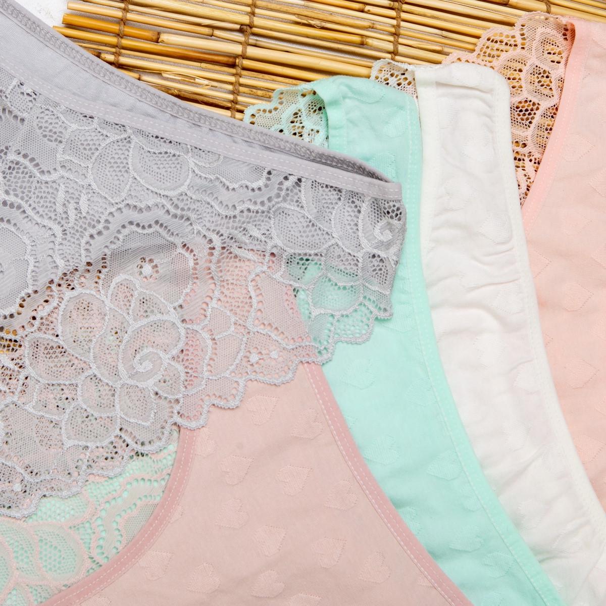 Женские трусики Nicoletta бразилиана L 5 шт. Разноцветный (5213) - фото 2 Женские трусики Nicoletta бразилиана L 5 шт. Разноцветный (5213) - фото 2