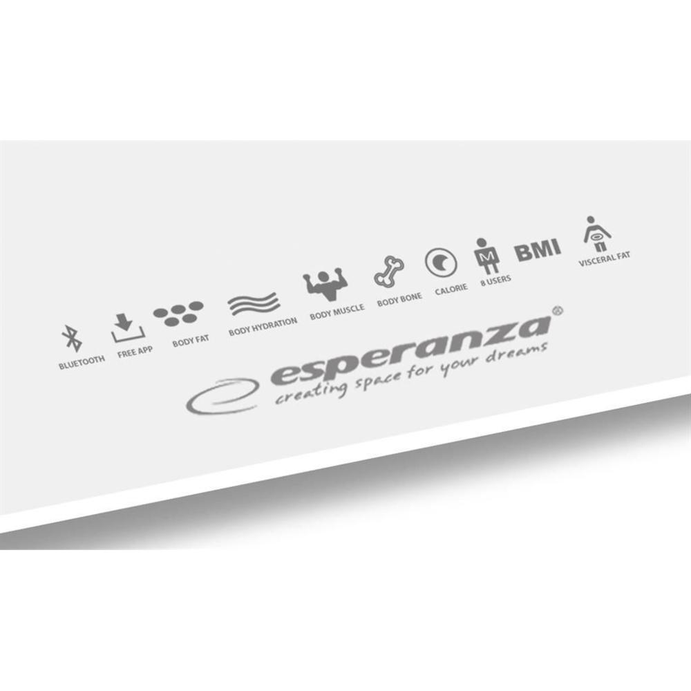 Ваги підлогові електронні аналітичні Esperanza EBS016W Bluetooth B.FIT White (c5503d2c) - фото 4