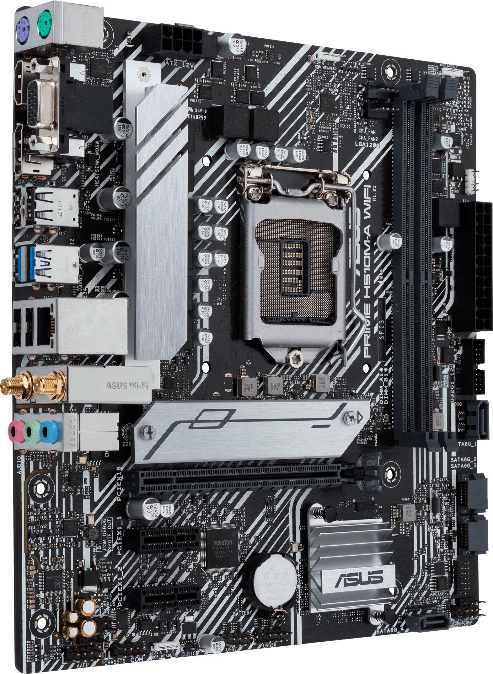 Материнская плата Asus Prime H510M-A WIFI Socket 1200/MicroATX/2хDDR4 DIMM (11401391)