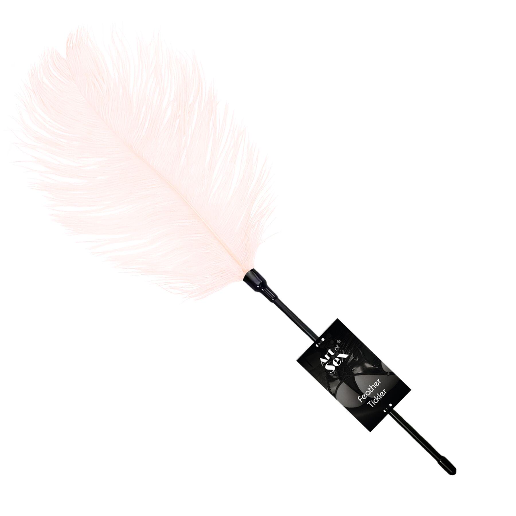 Лоскутка со страусиным пером Art of Sex Feather Tickler Светло-розовый