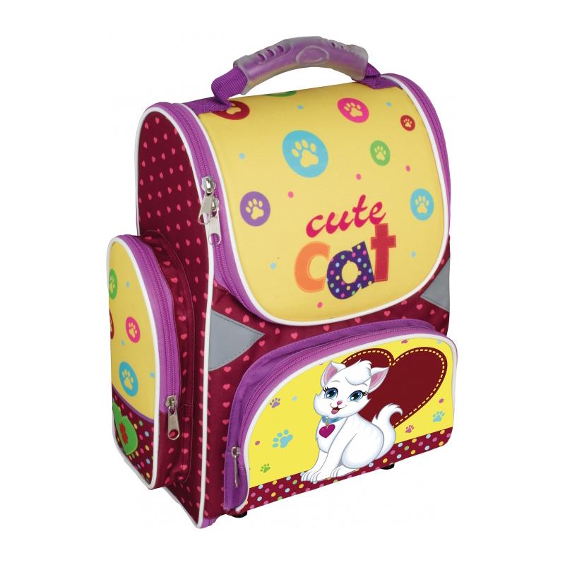 Ранец школьный Cool For School Cute Cat 34x24x12 см 6-15 л Разноцветный (CF86199)