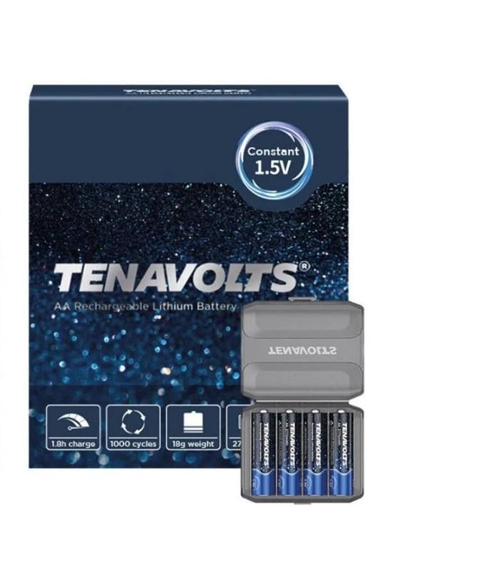 Аккумуляторы TENAVOLTS AA 1850 mAh 1,5 V 4 шт. (1813242358)