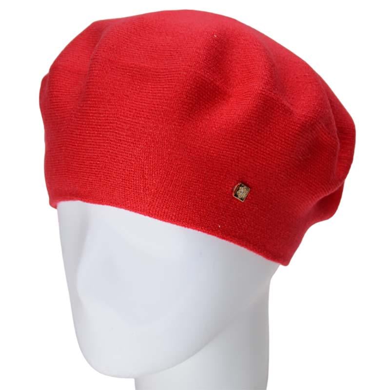Берет женский Novita Лизе вискозный Красный (115971)