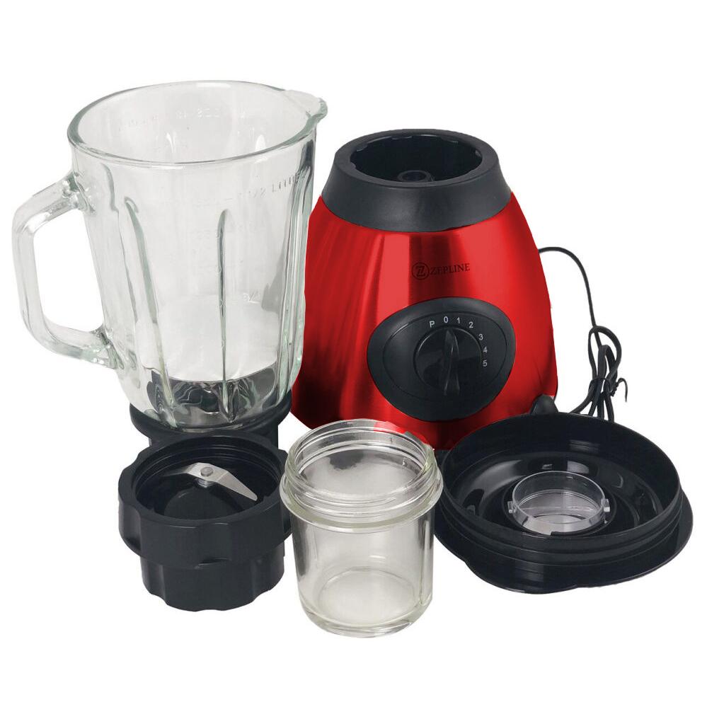 Блендер универсальный Zepline BN-808 850 W Красный (120.73.3) Блендер универсальный Zepline BN-808 850 W Красный (120.73.3)