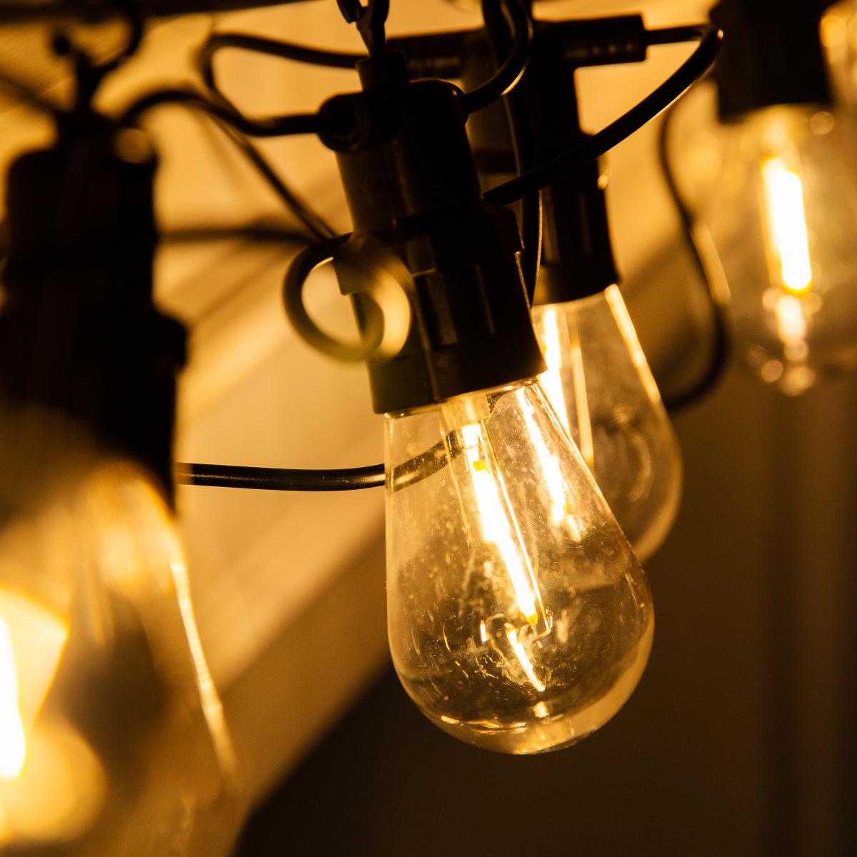 Гірлянда вулична ретро GarlandoPro S14Y 10 LED 5 м від мережі Теплий білий (100-107-S14Y) - фото 9 Гірлянда вулична ретро GarlandoPro S14Y 10 LED 5 м від мережі Теплий білий (100-107-S14Y) - фото 9