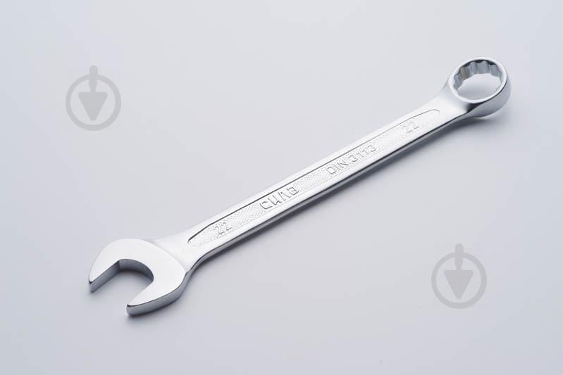 Ключ рожково - накидной СИЛАCrV 22 мм холодный штамп DIN3113 (049769)