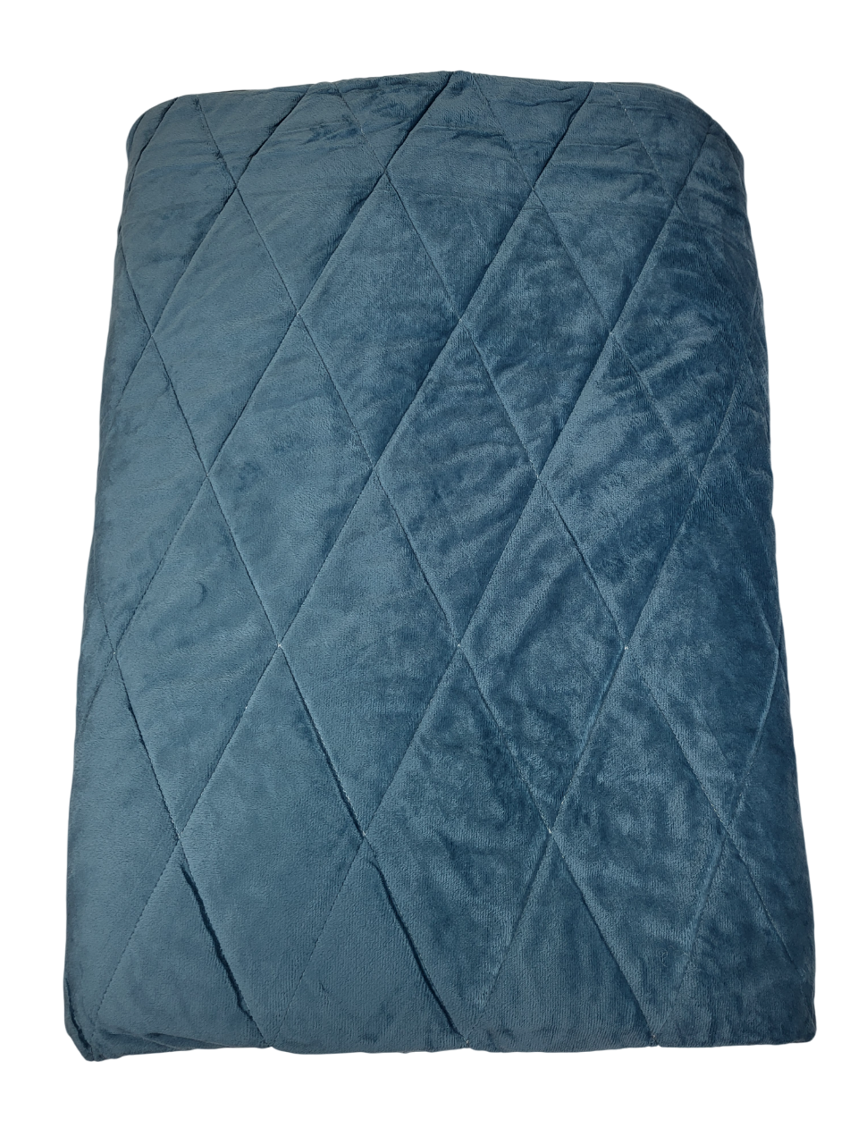 Плед-покривало велюр євро 220х240 см Блакитний (1654) - фото 3 Плед-покривало велюр євро 220х240 см Блакитний (1654) - фото 3