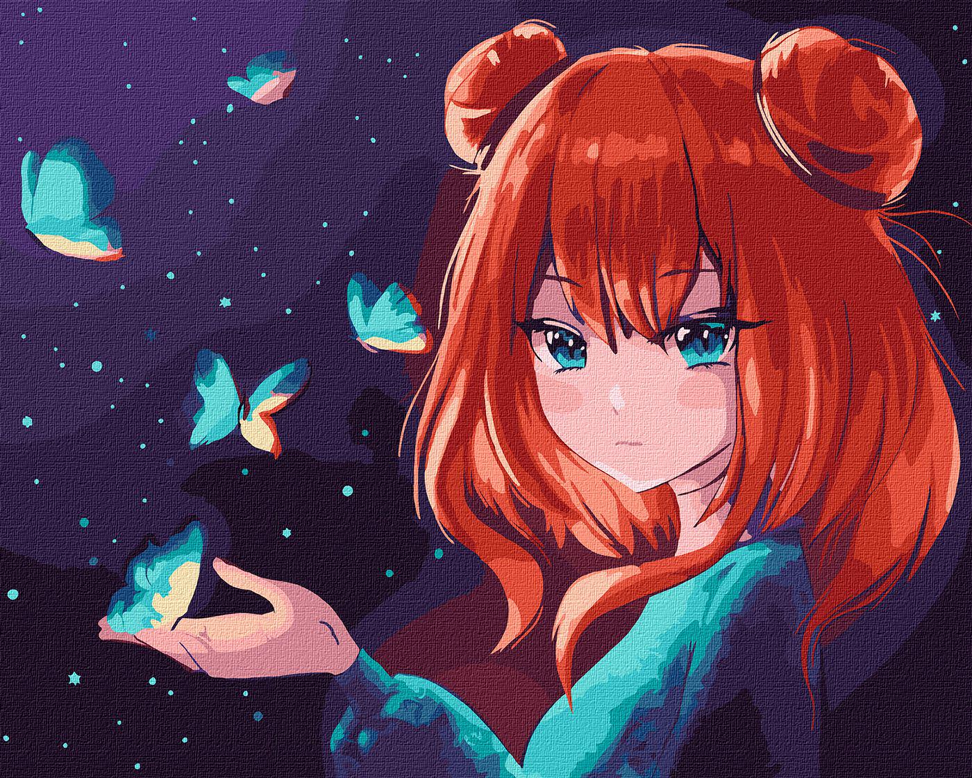 Картина по номерам Идейка Полет бабочек 40x50 см (Id-KHO2579)