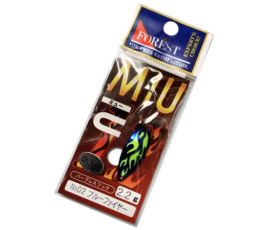 Блесна колеблющаяся Forest Miu №02 2,2 г (9135)