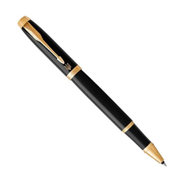 Ручка-роллер Parker IM 17 Black GT RB Трезубец на клипе (22 022_TR4)