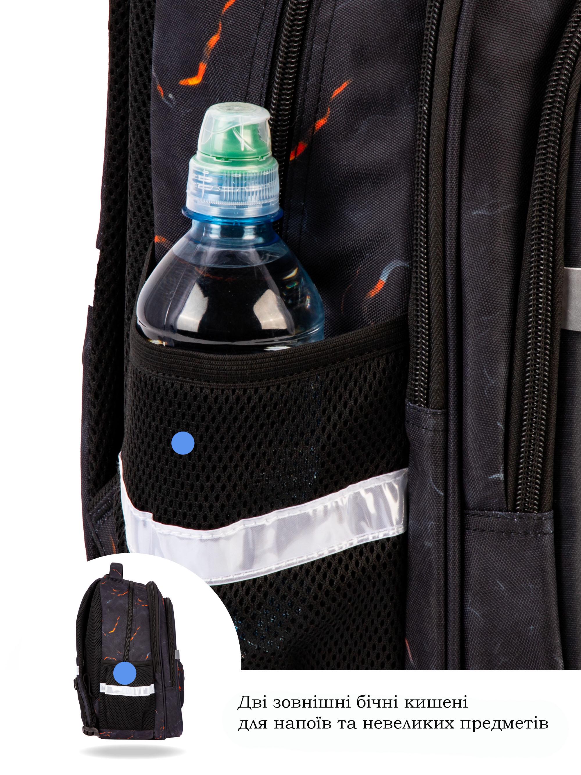 Шкільний рюкзак для хлопчика School Standard Джостик ортопедичний в 1 клас 38х30х18 см (150-23) - фото 8