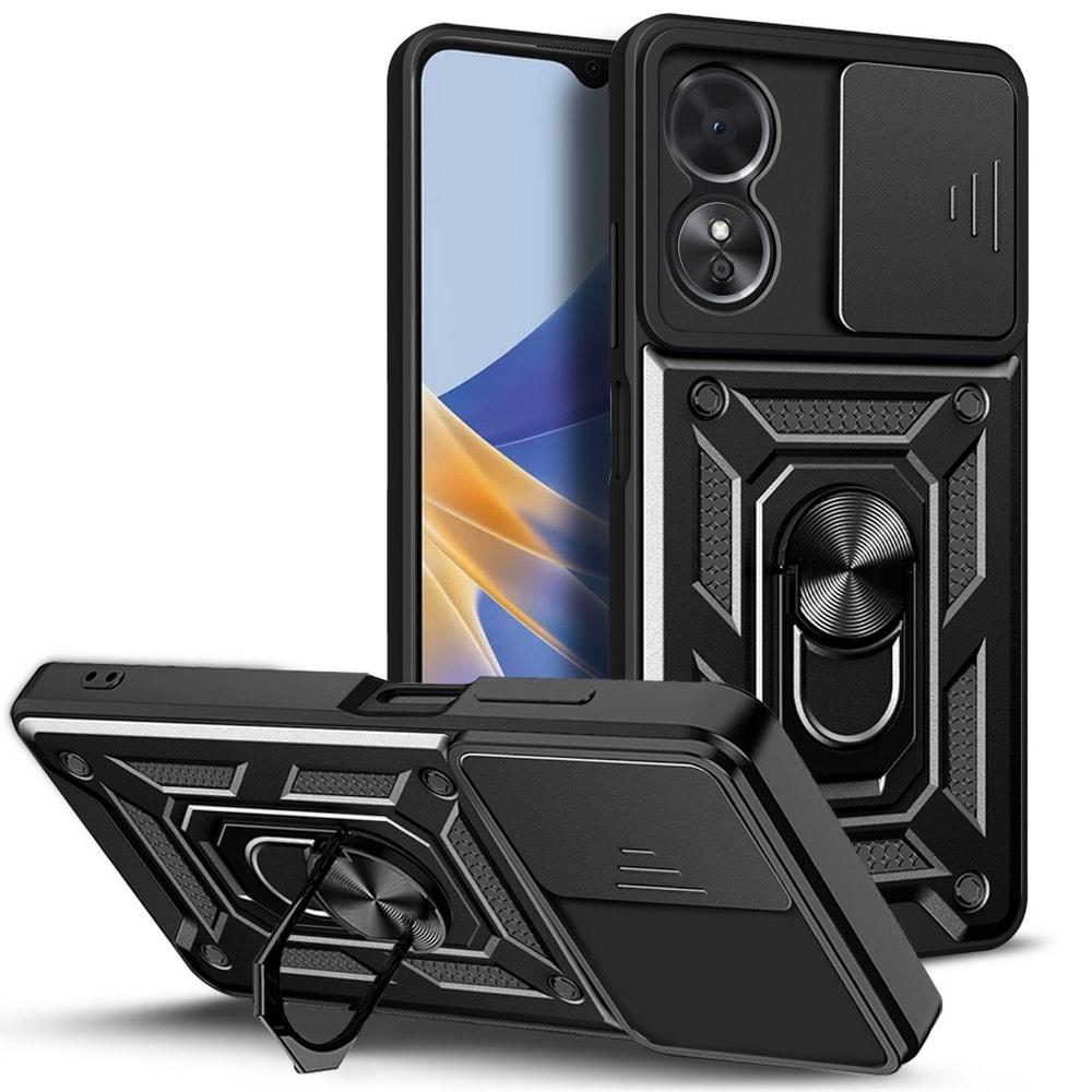 Чехол с защитой камеры 3DGuard OPPO A17 Black (33859-2B)