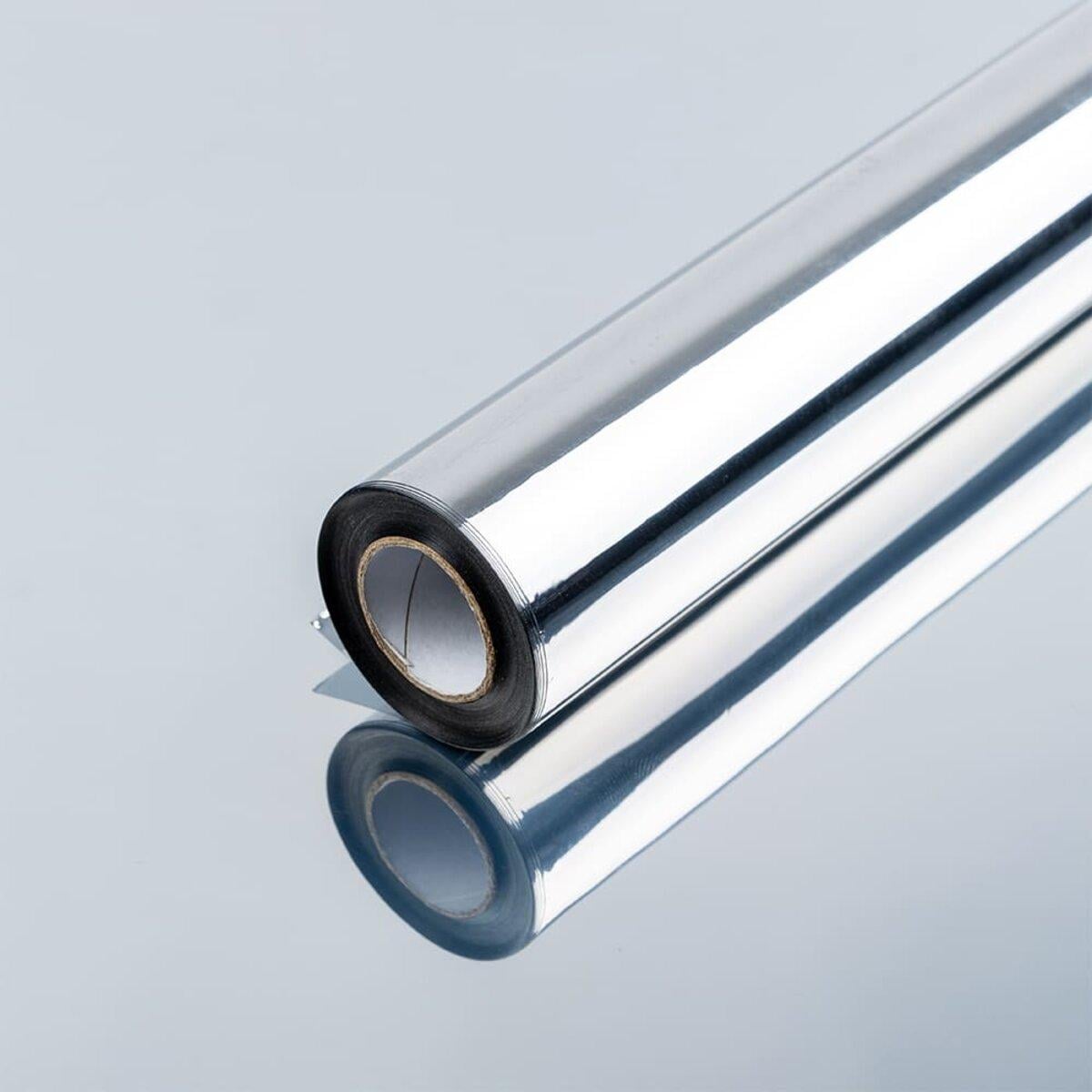 Пленка для окон Зеркальная солнцезащитная 600х10000х0,08 мм Серебряная (00002719)