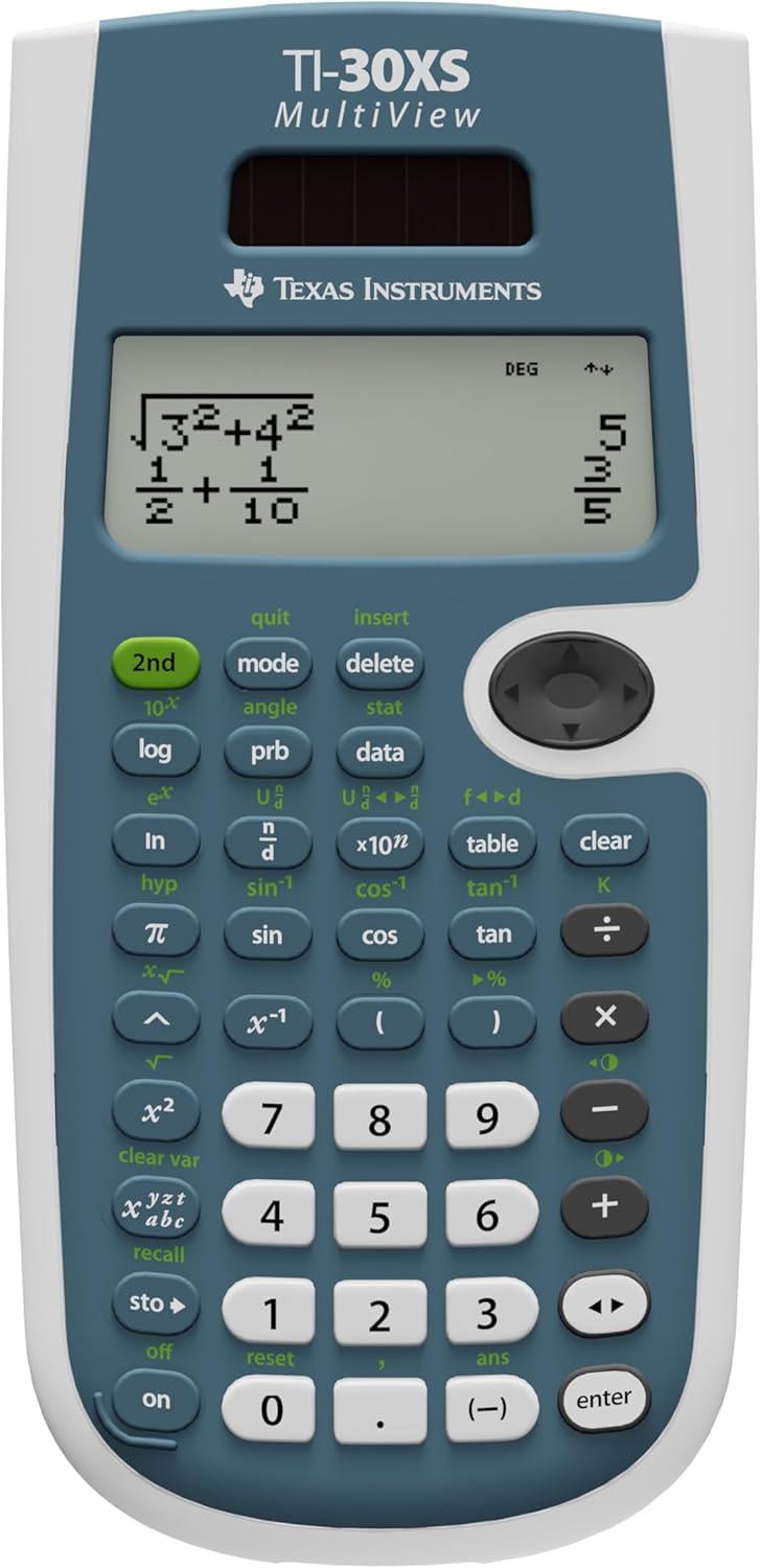 Калькулятор научный Texas Instruments TI-30XS MultiView Scientific Calculator (36237911) Калькулятор научный Texas Instruments TI-30XS MultiView Scientific Calculator (36237911)