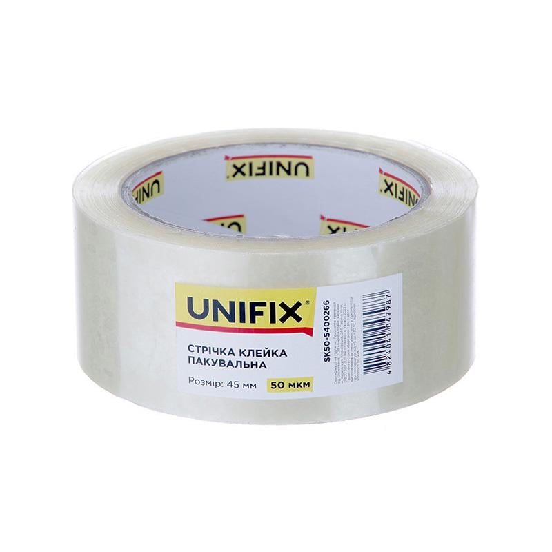 Лента клейкая упаковочная Unifix SK50-5400266 200 45 мм 50 мкм (18666019)
