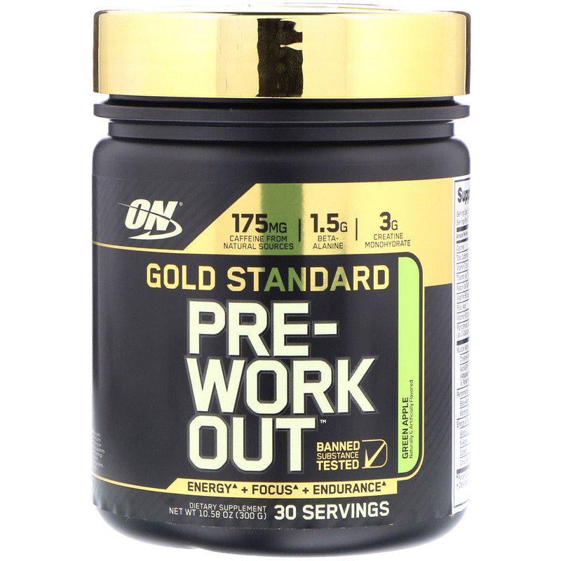 Комплекс до тренировки Optimum Nutrition Gold Standard Pre-Workout 300 г 30 порций Apple