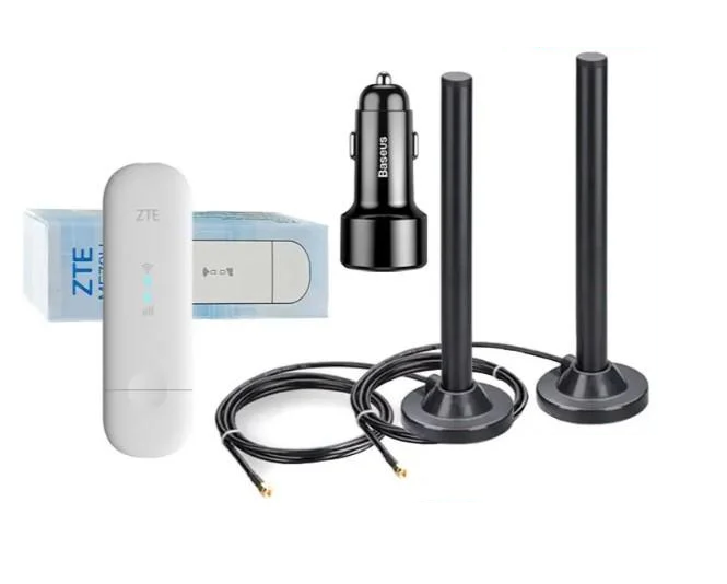 Автомобильный комплект интернета с роутером ZTE MF79U Wi-Fi 4G и автомобильная антенна GERC 2000 10 дБ (2311913690)