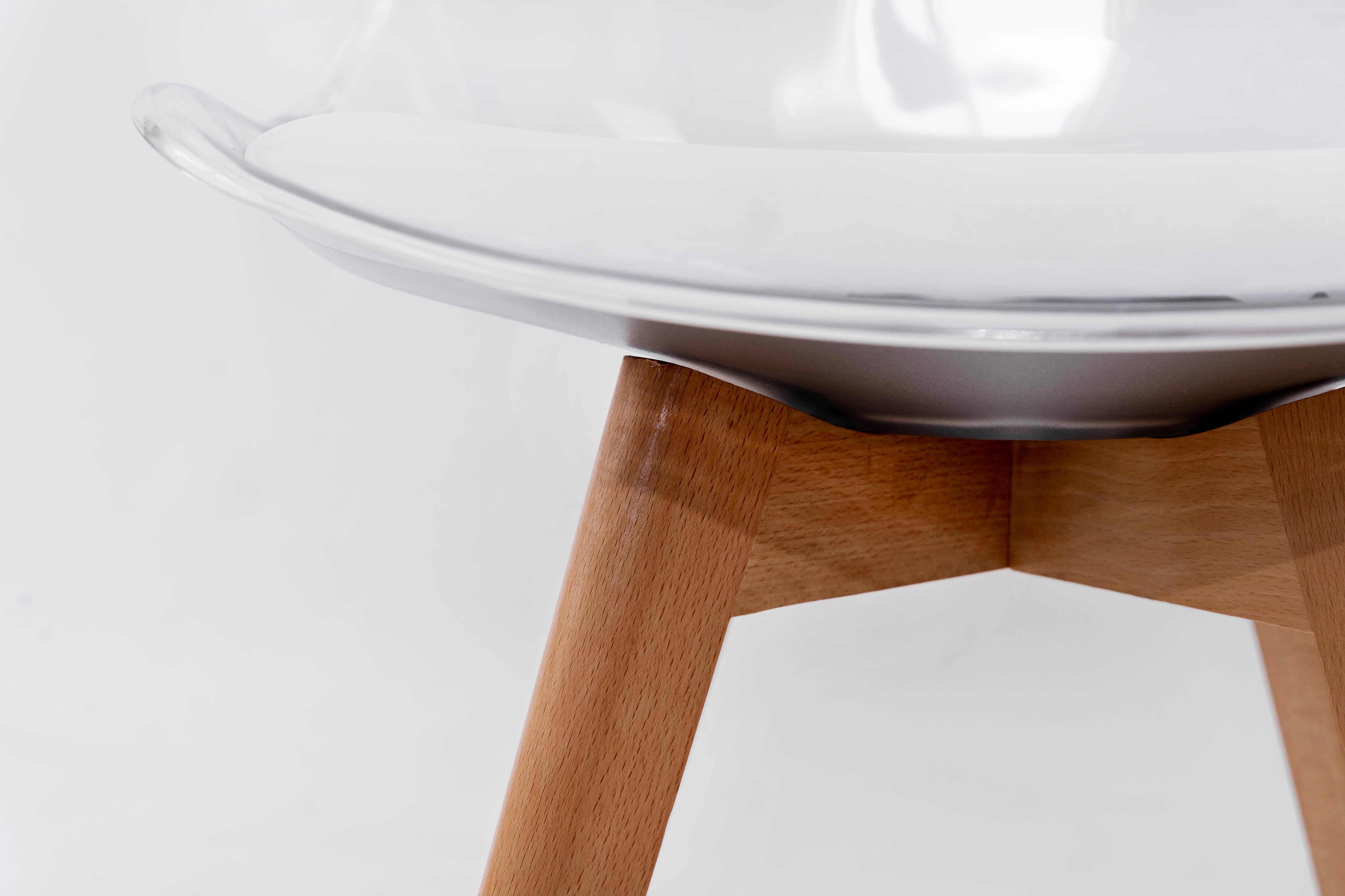 Стілець для кухні та вітальні Джастін Тейде 480х840х530 мм Прозорий (GAА0051825) - фото 6 Стілець для кухні та вітальні Джастін Тейде 480х840х530 мм Прозорий (GAА0051825) - фото 6