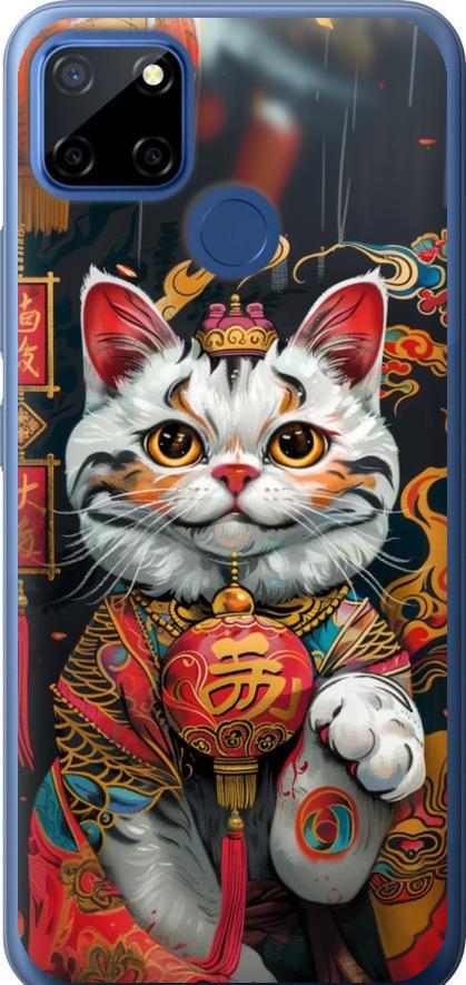 Чехол на Realme 7i China Cat v2 (6135t-2486-42517) Чехол на Realme 7i China Cat v2 (6135t-2486-42517)