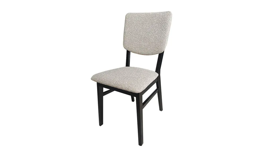 Стілець Комбо масив дерева тканина 550x440x880 мм Бежевий/Венге