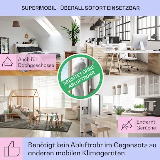 Повітроохолоджувач-вентилятор KLARSTEIN Skyscraper Ice Smart 4в1 (10040207) - фото 4 Повітроохолоджувач-вентилятор KLARSTEIN Skyscraper Ice Smart 4в1 (10040207) - фото 4