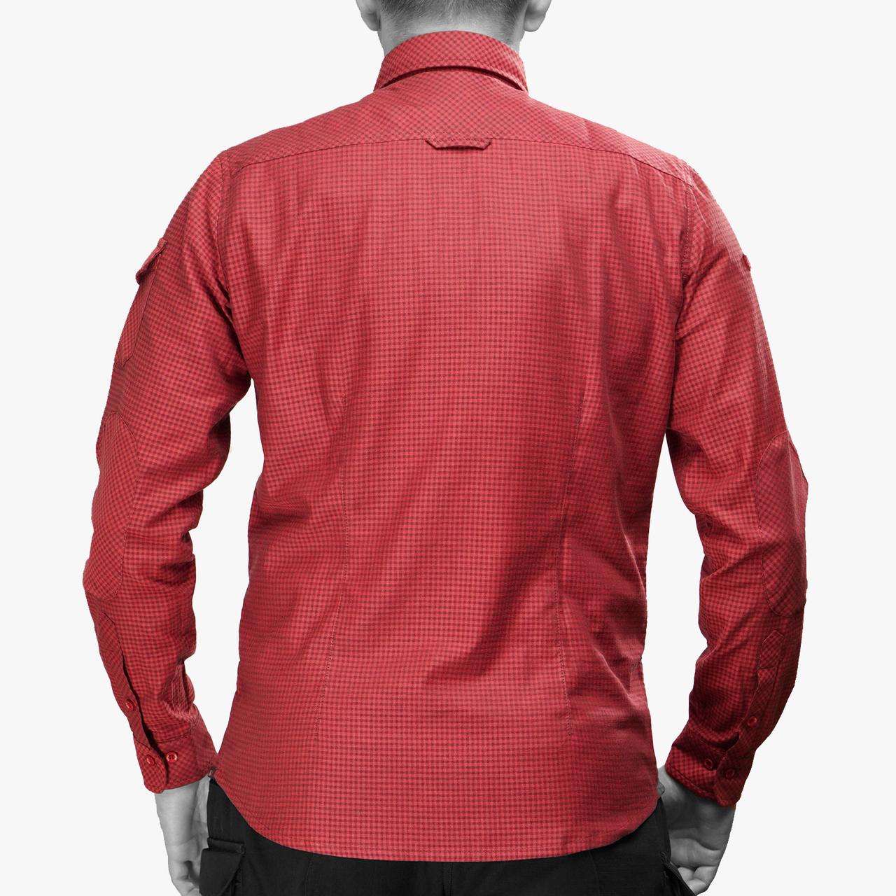 Сорочка UATAC Plaid в клітинку L Червоний (2745865505) - фото 4