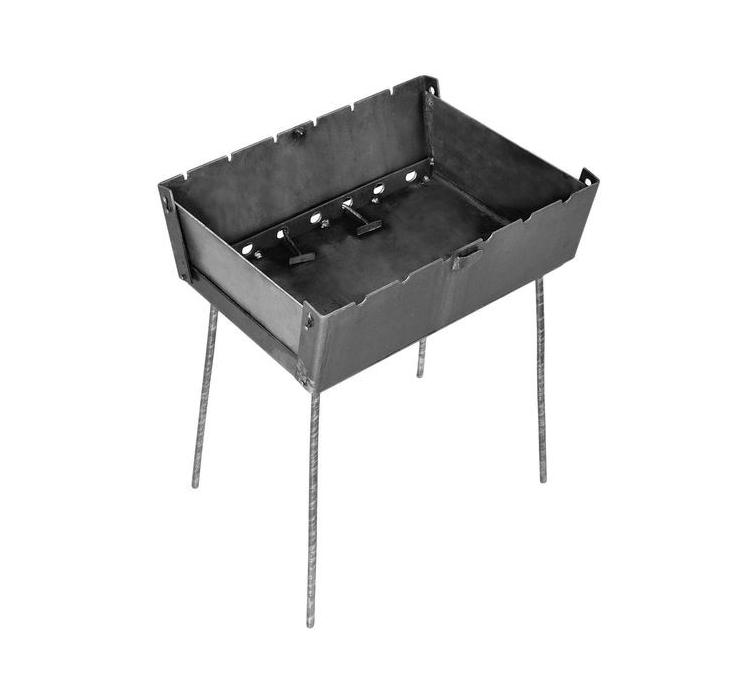 Мангал складной Турист на 10 шампуров с толщиной стенок 3 мм (7-10)