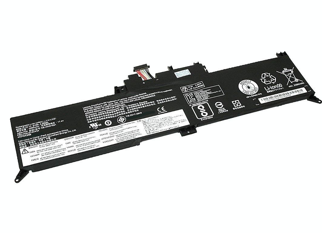 Аккумулятор для ноутбука Lenovo 01AV433 ThinkPad Yoga 370 15,28 V 3355 mAh (075422)
