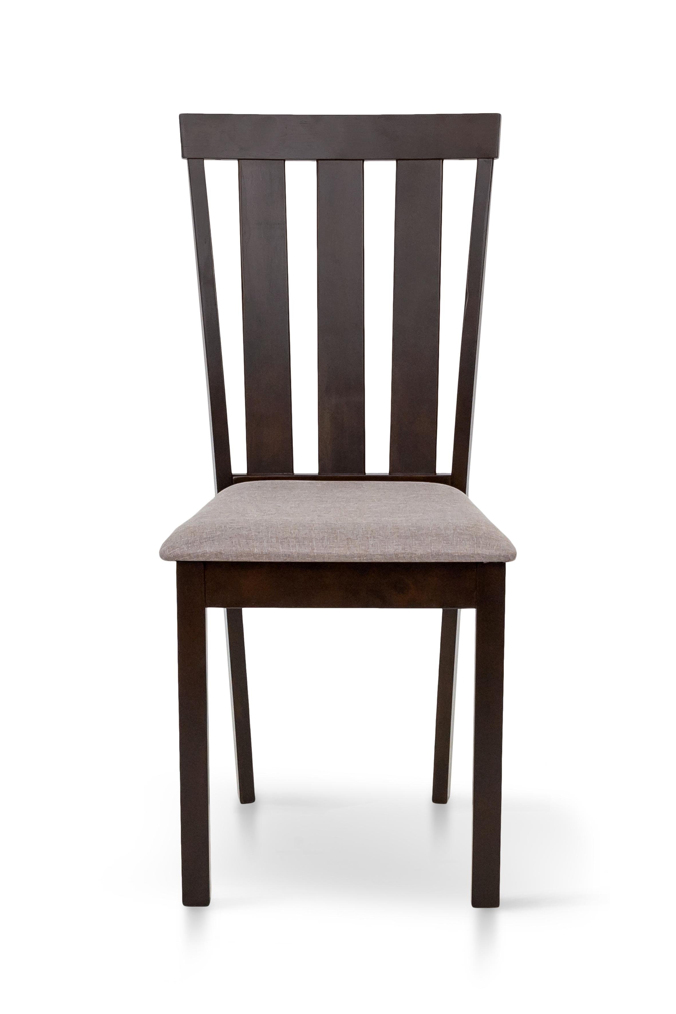 Комплект обеденный Мікс Меблі Юджин стол/4 стулья из МДФ/дерево/ткань Темный орех/Светло-коричневый (А0056113) - фото 9 Комплект обеденный Мікс Меблі Юджин стол/4 стулья из МДФ/дерево/ткань Темный орех/Светло-коричневый (А0056113) - фото 9