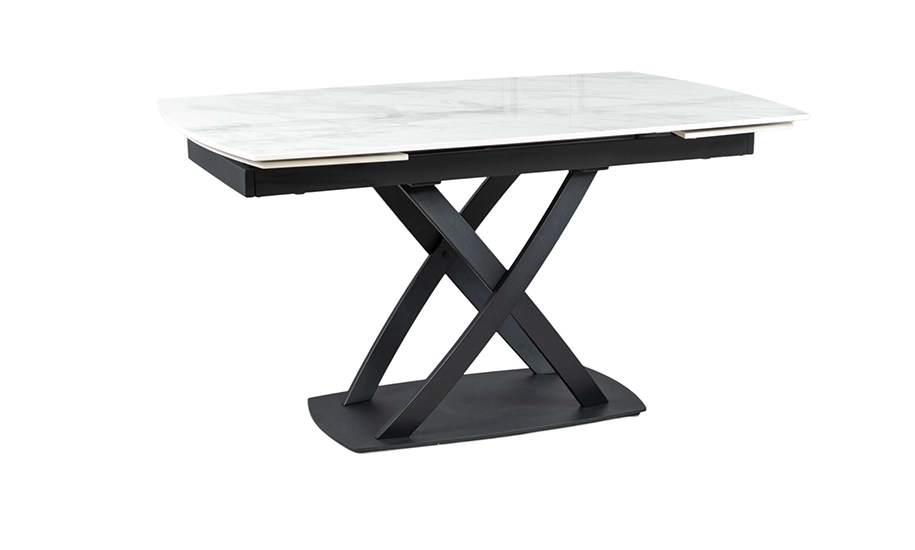 Стол Пиано обеденный раскладной 1400/2000х900х750 мм Белый