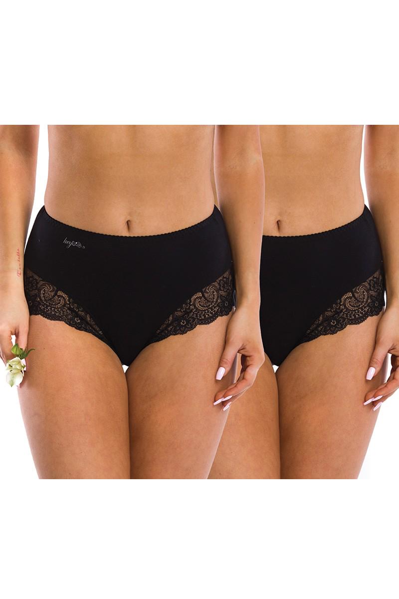 Трусики сліп Key р. 5/XL 2 шт. Чорний (68994)