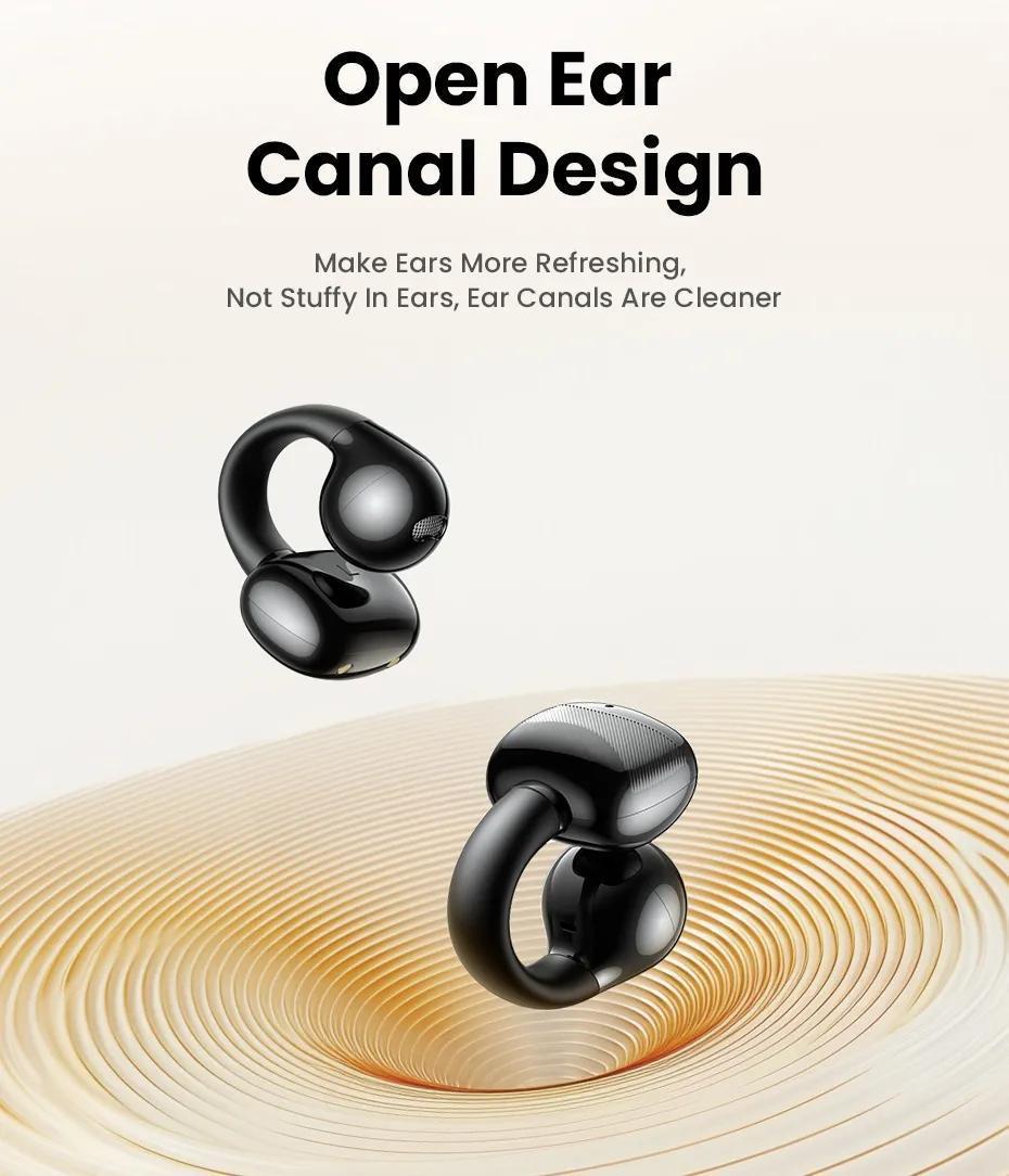 Навушники бездротові UGREEN HiTune S3 Bluetooth 5.4 IPX5 відкритого типу до 30 годин и Чорний (45785) - фото 9 Навушники бездротові UGREEN HiTune S3 Bluetooth 5.4 IPX5 відкритого типу до 30 годин и Чорний (45785) - фото 9