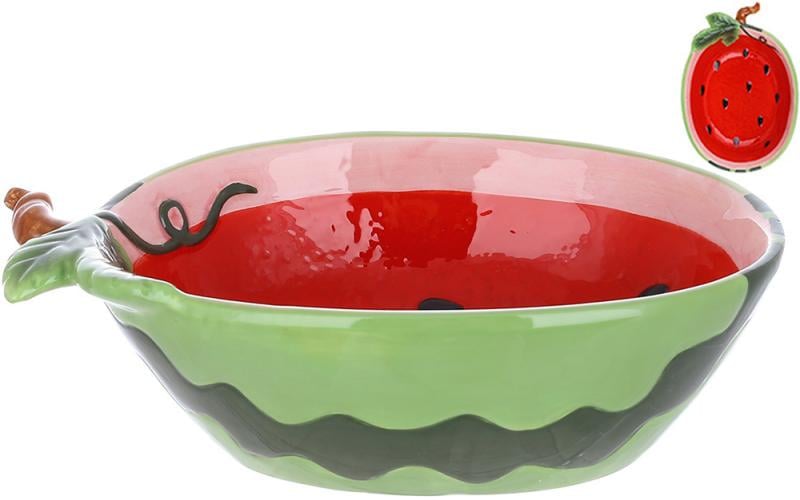 Салатник керамический Bright Fruits Watermelon 750 мл Арбуз - фото 2 Салатник керамический Bright Fruits Watermelon 750 мл Арбуз - фото 2