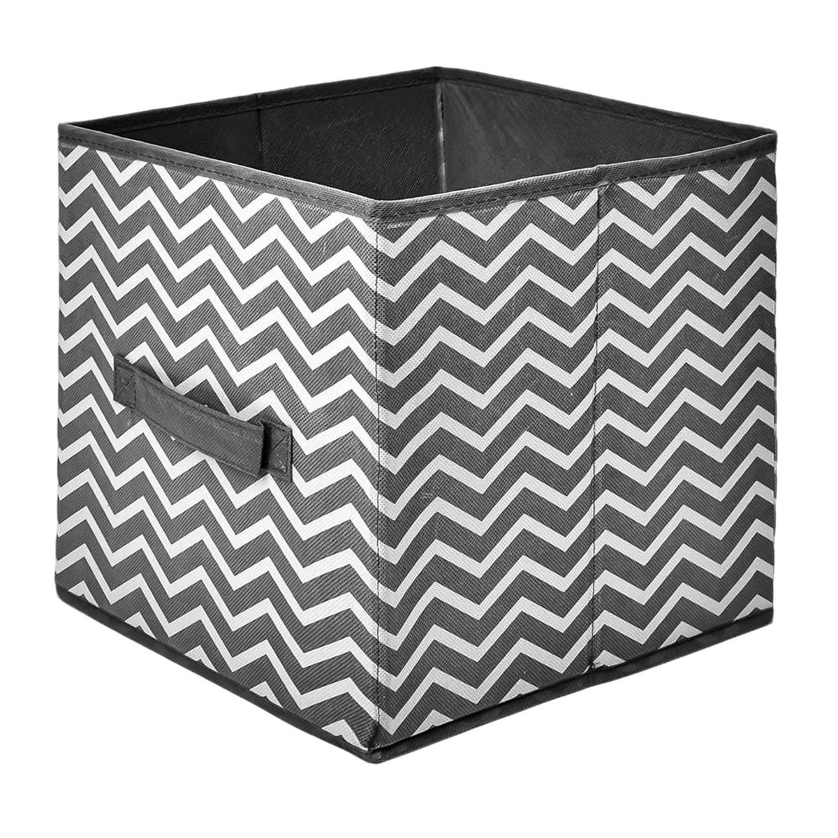 Коробка-органайзер для зберігання речей Besser 26х26х25 см (262625J-GREY/R100546) Коробка-органайзер для зберігання речей Besser 26х26х25 см (262625J-GREY/R100546)