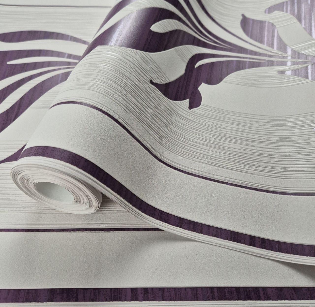 Шпалери вінілові на флізеліні Marburg 56732 0,53х10,05 м Світло-бежево-фіолетовиий (31101216)