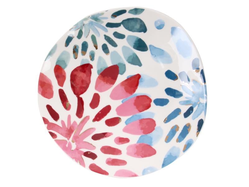 Тарелка фарфоровая Light House Цветик-семицветик 20 см Белый (925-019)
