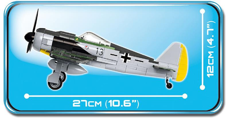 Конструктор Cobi Истребитель Фокке-Вульф FW-190 285 деталей (COBI-5704) - фото 2