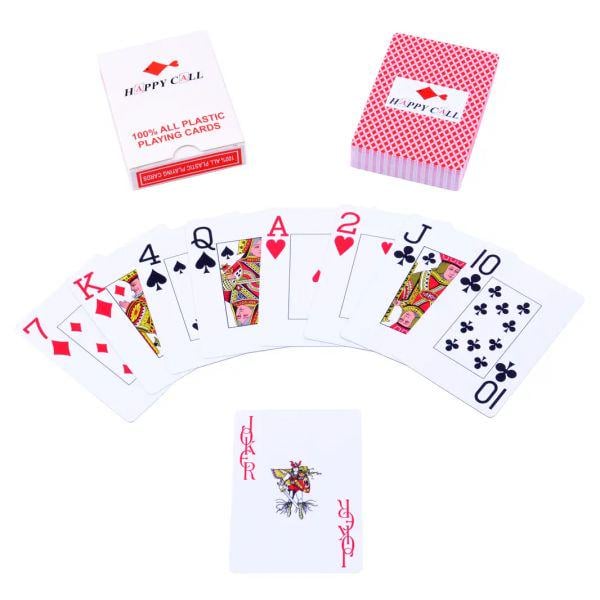 Карты игральные Index Happy Call Стандарт 54 карты Красный (11214964)